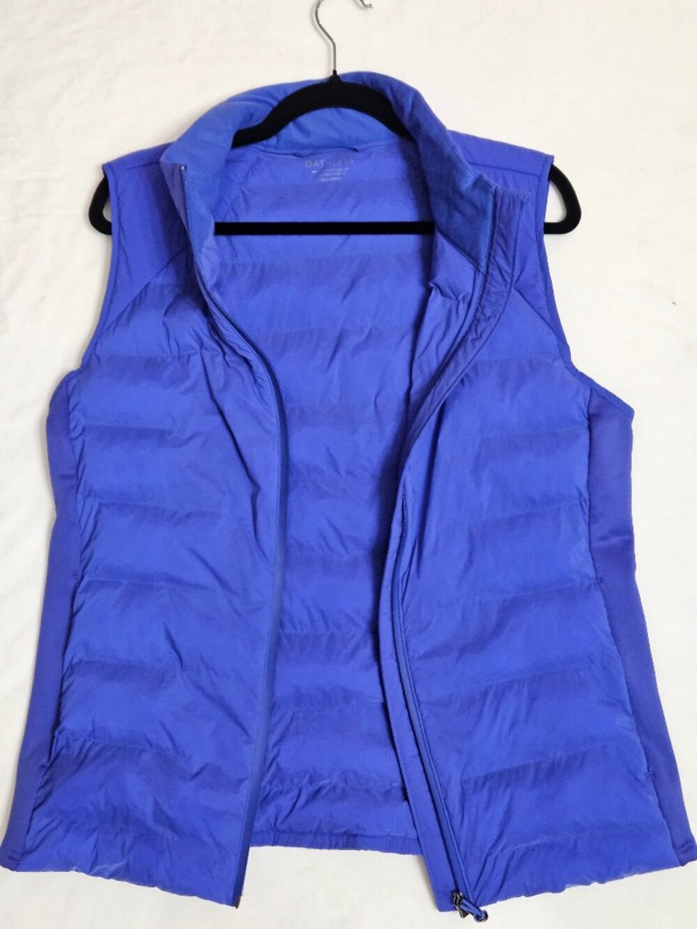 Athleta Royal Blue Down Puffer Vest | Large Lightweight Windproof Layer 💙✨